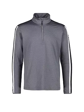 CMP | Camiseta interior con cremallera para hombre Softtech Melange años 70 |